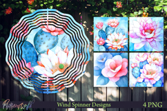 Floral Wind Spinners | Serene Blossom Motion Product Image 1