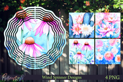Floral Wind Spinners | Luminous Petals Product Image 1