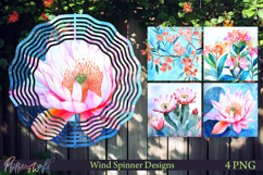 Floral Wind Spinners | Delicate Bloom Symphony Product Image 1