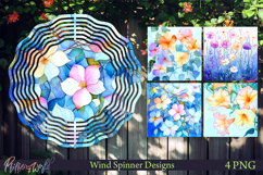 Floral Wind Spinners | Pastel Bloom Breeze Product Image 1