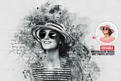 Watercolor Mixed Art Photo Effect Product Image 1