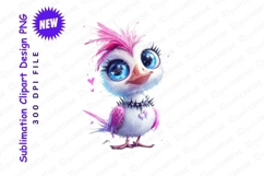 Cute punk rock chick cartoon clipart png Product Image 1