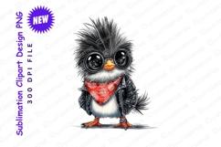 Cool biker bird clipart png Product Image 1