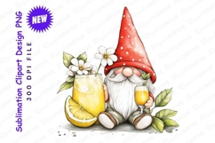 Tropical Gnome Cocktail Party Clipart Png Product Image 1