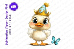 Birthday Duckling Clipart Png Product Image 1