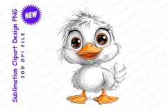 Cute Cartoon Duckling Clipart Png Image Product Image 1