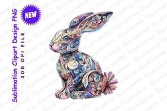 Ornate decorative rabbit clipart Product Image 1
