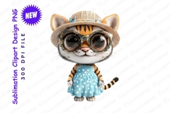Cartoon tiger clipart png Product Image 1
