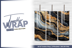 Abstract black gray gold texture background tumbler png Product Image 1