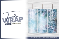 Watercolor winter fir branches with berries tumbler png Product Image 1