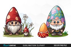 Watercolor Easter Egg Clipart Product Image 1