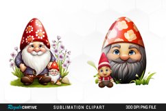 Watercolor Easter Egg PNG Set Clipart Product Image 1