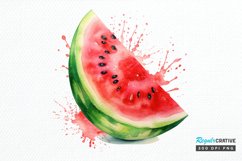 Watercolor Watermelon PNG Clipart Product Image 1