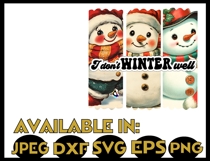 Christmas bundle png JPEG sublimation 4 design snowman santa Product Image 8