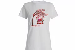 valentine's day gnomes on a swing png gnomes with hearts png Product Image 4