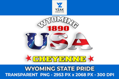 Wyoming State Pride Graphic Design Product Image 1
