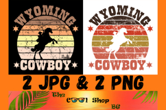 Wyoming Cowboy Png, Wyoming Shirt Png, Cowboy Png Product Image 1