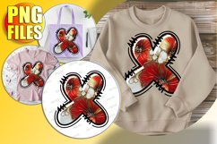 X Doodle Letter Valentine Loving Playful Heart! Product Image 1