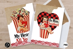 Retro Valentine Cupid Card | Funny Printable Valentines Product Image 2