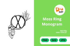 Moss Ring Monogram Product Image 1