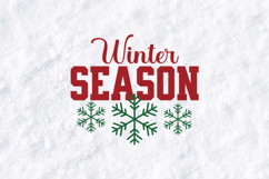 Winter Season Snowflake Holiday Shirt Design Product Image 3