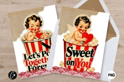 Retro Valentine Cupid Card | Funny Printable Valentines Product Image 2