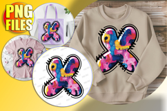 X Doodle Letter Valentine Festive Cheerful Spirit! Product Image 1