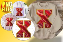 X Doodle Letter Valentine Loving Festive Magic! Product Image 1