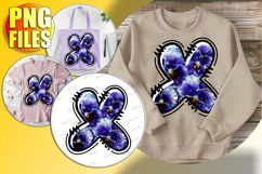 X Doodle Letter Valentine Loving Bright Style! Product Image 1