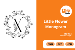 Little Flower Monogram Product Image 1