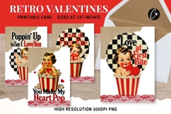 Retro Valentine Cupid Card | Funny Printable Valentines Product Image 1