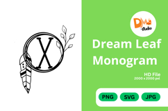 Dream Leaf Monogram Product Image 1
