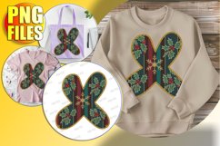 X Doodle Letter Style Sublimation Whimsical Winter Icon! Product Image 1