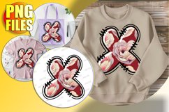 X Doodle Letter Valentine Festive Whimsical Vibe! Product Image 1