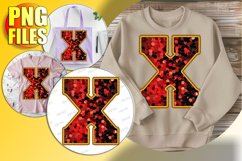 X Doodle Letter Style Icon Merry Celebration Design! Product Image 1