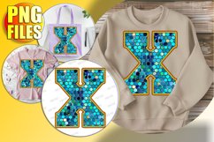 X Doodle Letter Style Print Whimsical Holiday Icon! Product Image 1