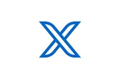 X letter logo design Product Image 1