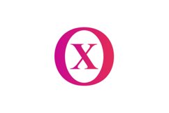 X OX XO logo design Product Image 1