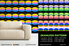 Layered Spectrum Pattern Product Image 2