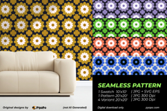 Floral Cross Pattern Product Image 2