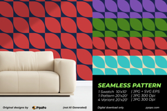 Crimson Leaf Pattern Product Image 2