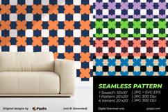 Checker Bloom Pattern Product Image 2