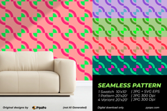 Wave Pop Tiles Pattern Product Image 2