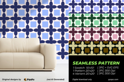 Indigo Bloom Pattern Product Image 2