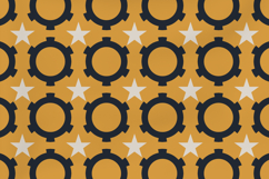 Gear Star Pattern Product Image 3