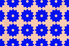 Gear Grid Pattern Product Image 3