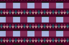 Maroon Grid Pattern Product Image 3