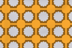 Floral Grid Pattern Product Image 3