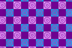Indigo Check Pattern Product Image 3