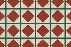 Retro Diamond Pattern Product Image 3